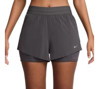 Nike Swift 2in1 Shorts L Argent