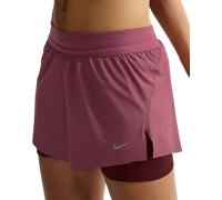 Nike Swift 2in1 Shorts L Rouge