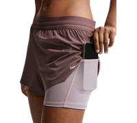 Nike Swift 2in1 Short de running Femmes - marron, lilas, Taille M