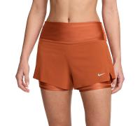 Nike Swift 3inch 2in1 Shorts XS Orange