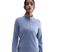 Nike Swift Half-Zip Longsleeve Maillot de course Femmes-bleu gris, argent, Taille XL