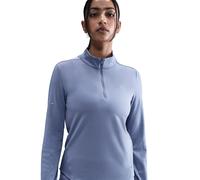 Nike Swift Half-Zip Maillot de course Femmes - bleu gris, argent, Taille L