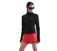 Nike Swift Half-Zip Maillot De Course Femmes - Noir , Argent, Taille XS