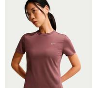 Nike - Women's Swift Dri-Fit Short-Sleeve Running Top - T-shirt de running - M - tattoo / reflective silver