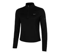 Nike Maillot de course Femme Swift Dri-FIT demi-zip UV réfléchissant Noir Taille S