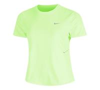 Nike Swift Tee Maillot de course Femmes-jaune lemon, Taille L