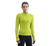 Nike Haut thermique Swift 1/4 zip Jaune Femme