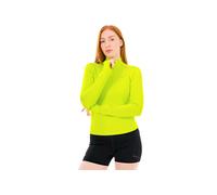 Haut thermique 1 4 zip nike swift jaune femme