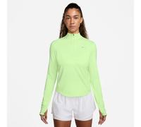 Nike Swift UV Half-Zip Maillot De Course Femmes - Jaune Lemon, Taille XL