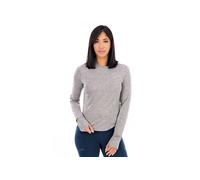 Haut de running à manches longues et col ras-du-cou Dri-FIT anti-UV Nike Swift pour femme Smoke Grey/Heather/Heather S (FR 38-40)