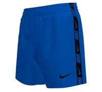 Nike Swim Breaker Logo Tape 4´´ Volley Swimming Shorts Bleu 6-7 Years Garçon