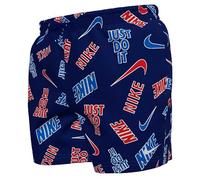 NIKE Swim Breaker Multi Print 5" Volley Short Blue/Red