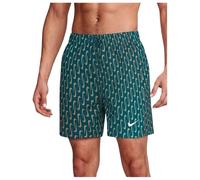 NIKE Swim Breaker Swoosh Link 5" Volley Short Green Abyss