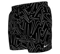 Maillot de bain Nike Swim Breaker Tossed Swoos 5Inch Volley noir blanc - L