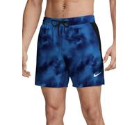 Nike Swim Contend AOP 5" Volley Short Blue Crystal