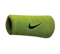 Nike Swoosh Bandeau de Transpiration en Tissu éponge Lot de 2 Taille Unique Vert - Neongrün, Schwarz