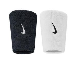 Nike Swoosh Classic Doublewide Wristbands 2-Pack Unisexe one size