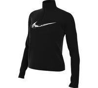 Nike Swoosh Dri-FIT FV6387 Haut de Course pour Femme avec Fermeture éclair Quart