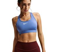 Nike - Women's Dri-Fit Swoosh Medium Support Bra - Brassière - S - sapphire / white
