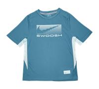 Nike Multi Dri-Fit HJ3743-006 T-Shirt à Manches Courtes pour Enfants Plus âgés, garçons, Bleu fumé/Bleu Glacier Taille L