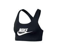 Nike Swoosh Futura Bra Soutien-Gorge de Sport Femme, Wheat/Black, FR : XL (Taille Fabricant : XL)