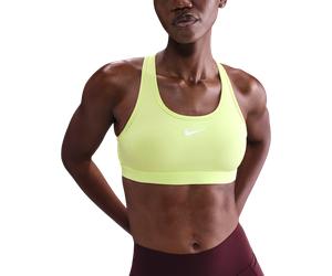 Nike Swoosh Medium Support Sports Bra Brassière L Jaune