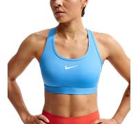 Nike Swoosh Medium Support Sports Bra Brassière XS Bleu