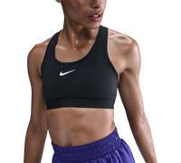 Nike Swoosh Medium Support Sports Bra Brassière XS Noir