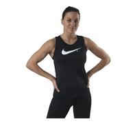 Nike Swoosh Run Haut Femme, Noir/Réflexion Silv, S