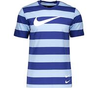 Nike Swoosh Stripe T-Shirt Psychic Blue/Deep Royal Blue/w L