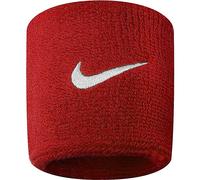 Nike Bandes Swoosh Soudage – Taille unique – Rouge/Blanc – Lot de 2