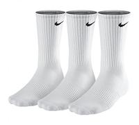Nike SX4700-101 Lot de 3 Paires de Chaussettes Blanc FR : S (Taille Fabricant : S)