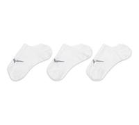 Socquettes ouvertes de training Nike Everyday Plus Lightweight pour Femme (3 paires) Blanc/Wolf Grey 38-42