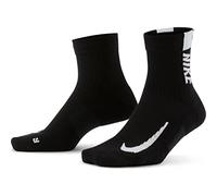 Nike Chaussettes Multiplier SX7556-010 x2 Noir/Blanc Unisexe Taille M