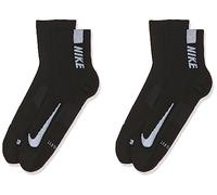 Nike Chaussettes Multiplier SX7556-010 x2 Noir/Blanc Unisexe Taille M