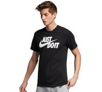 Nike T-shirt à manches courtes pour garçon, noir/blanc, L