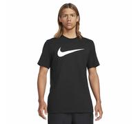 Nike Men's Shirt M NSW Tee Icon Swoosh, Black/White, DC5094-010, M