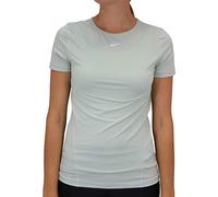 Nike T-Shirt All Over Mesh Training Top T-Shirt Femme Pistachio Frost/White FR: L (Taille Fabricant: L)