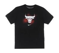 Nike - T-shirt Chicago Bulls Logo Noir - Homme - Sport - Noir - Taille: XL