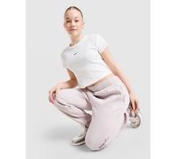 Nike T-shirt côtelé Fille Junior - Blanc 8-10Y