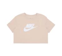 Nike - T-shirt court Iconique - Sable/Blanc - Femme - Tops - Beige - Taille: 42 FR