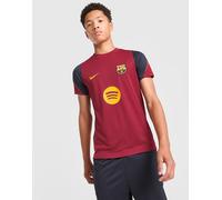 FC Barcelona Strike Nike Dri-Fit II3237-621 Haut de Football à Manches Courtes pour Enfants âgées, Rouge/Bleu/Jaune minéral, Taille XS
