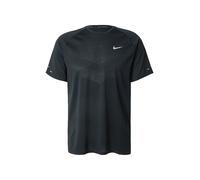 NIKE T-Shirt fonctionnel 'ADV STRIDE' gris clair / noir, Taille L