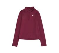 Nike - Kid's Dri-Fit Long-Sleeve 1/2-Zip Top - T-shirt de running - M - bordeaux / white