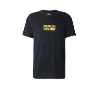 NIKE T-Shirt fonctionnel 'CITY MRTH' jaune / orange / noir, Taille M