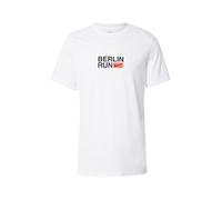 NIKE T-Shirt fonctionnel 'CITY MRTH' orange / rouge / noir / blanc, Taille M