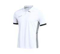 Nike Polo football ACD25 FZ9759-100 Dri-FIT manches courtes Blanc/Noir/Wolf Grey Taille S
