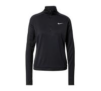 Nike Femme W NK DF Pacer Hz Long Sleeve Top, Black/Reflective Silv, L EU
