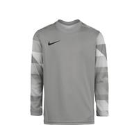 Nike Y NK Dry Park Iv JSY Ls Gk T-Shirt, Pewter Grey/White/Black, XS Enfant Unisexe