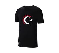 NIKE T-Shirt fonctionnel rouge / noir / blanc, Taille XL